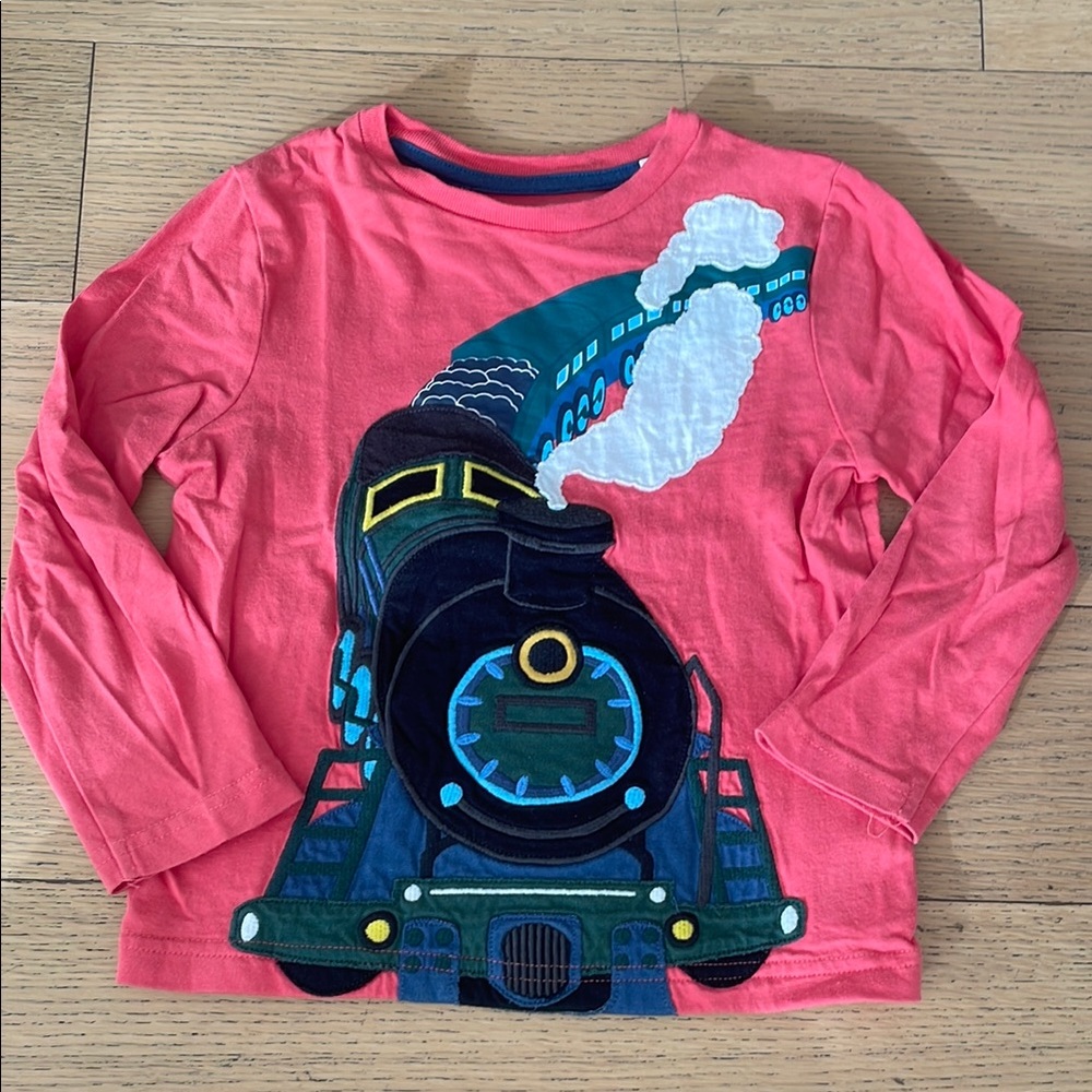 Mini Biden Kids Train Graphic Long Sleeve Shirt Sz 2-3T!